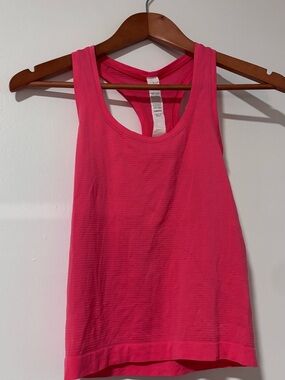 Lululemon Swiftly Tech Racerback Tank Pink Seamless Silverescent Size 2